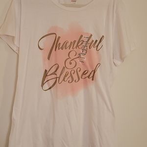 Thankfu and blessed t-shirt